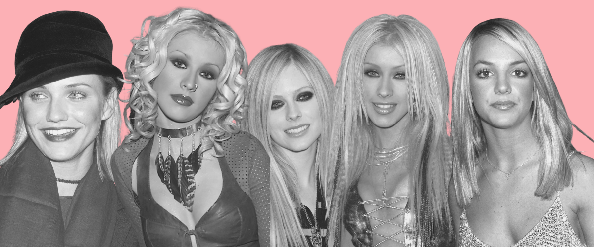 2000s kosmetické trendy celebrity
